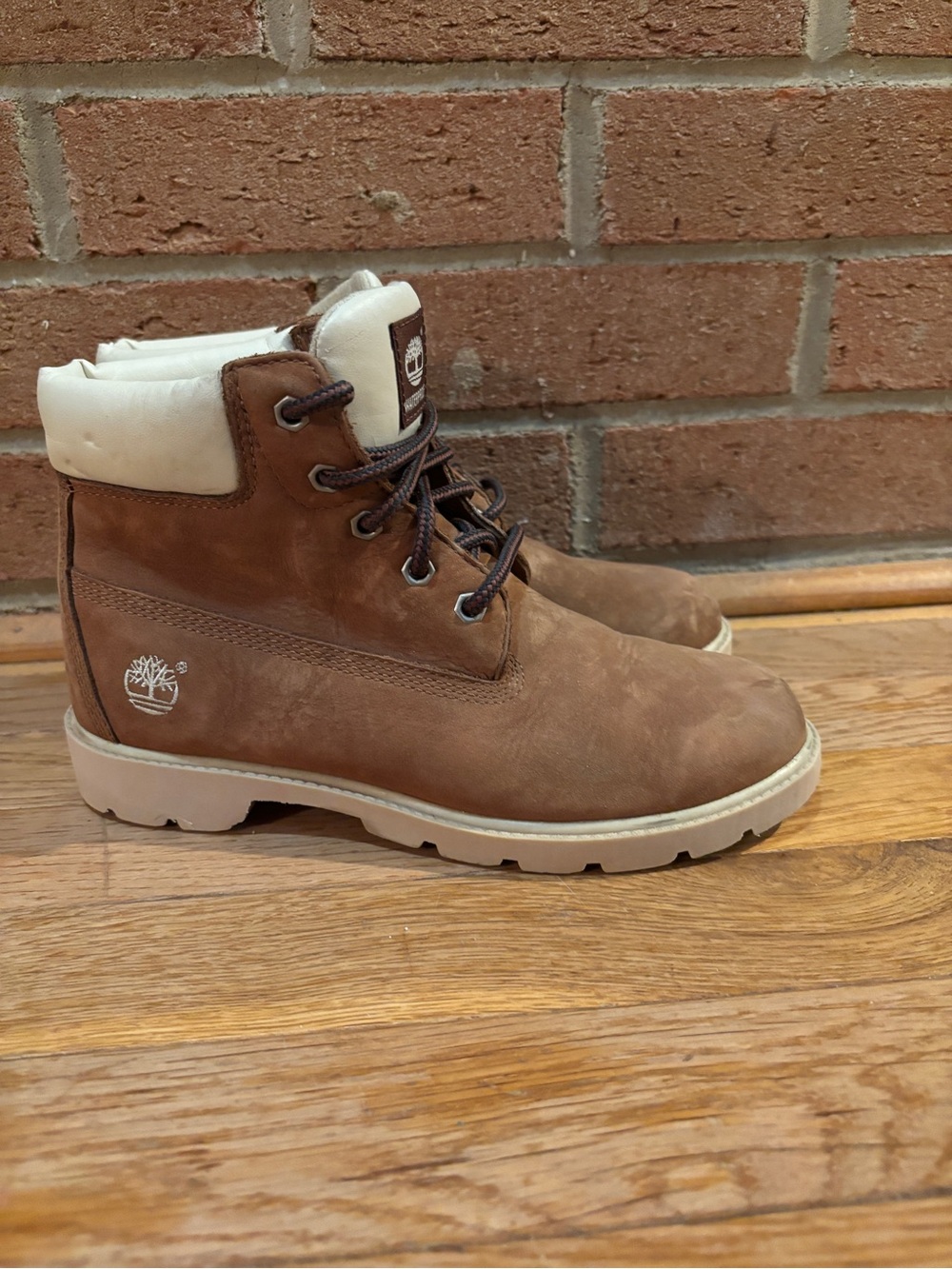 TIMBERLAND Youth 4.5 Waterproof Brown Leather Hiking Boots